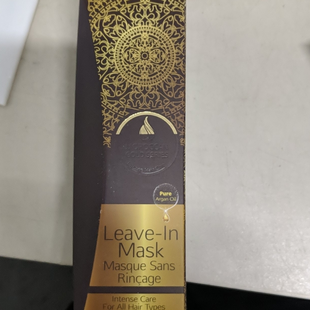 Moroccan Gold Series Leave in hair mask